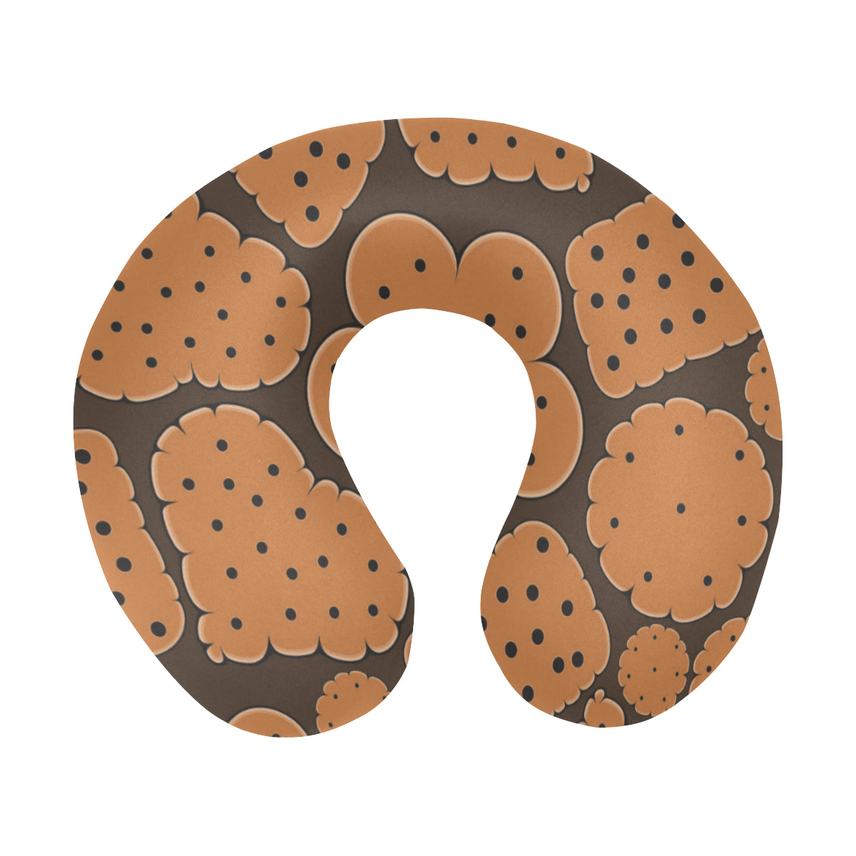 Cracker Pattern Print Design 01 U-Shaped Travel Neck Pillow
