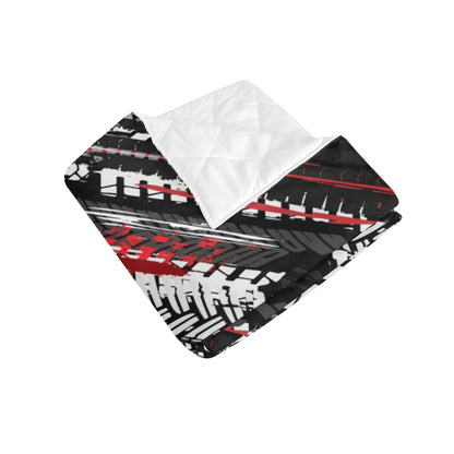 Racing Pattern Print Design A03 Premium Quilt