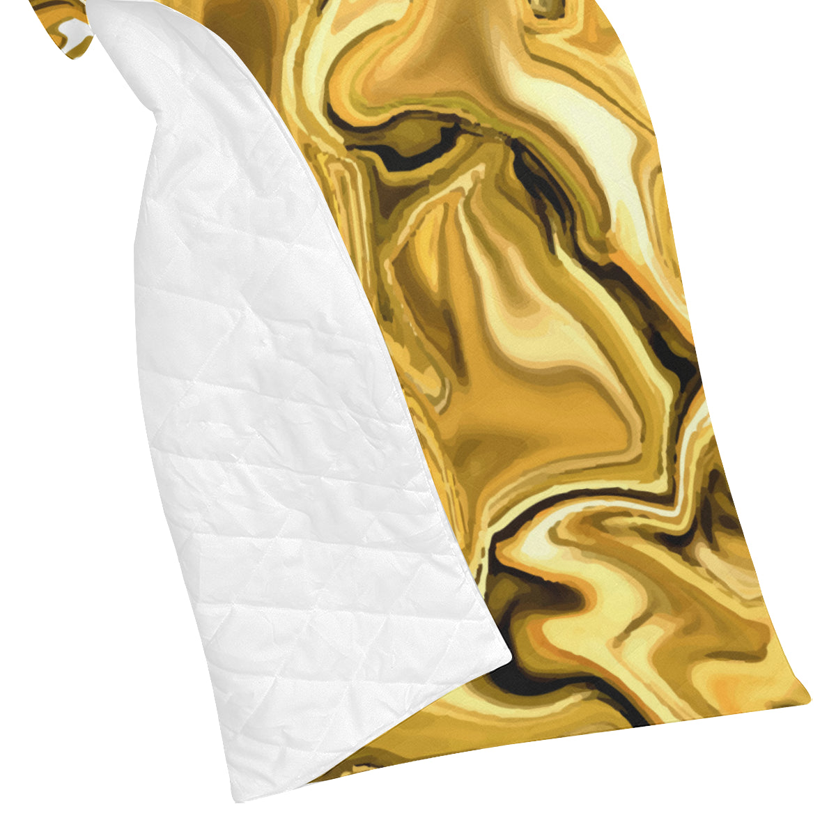 Liquid Pattern Print Design 03 Premium Quilt