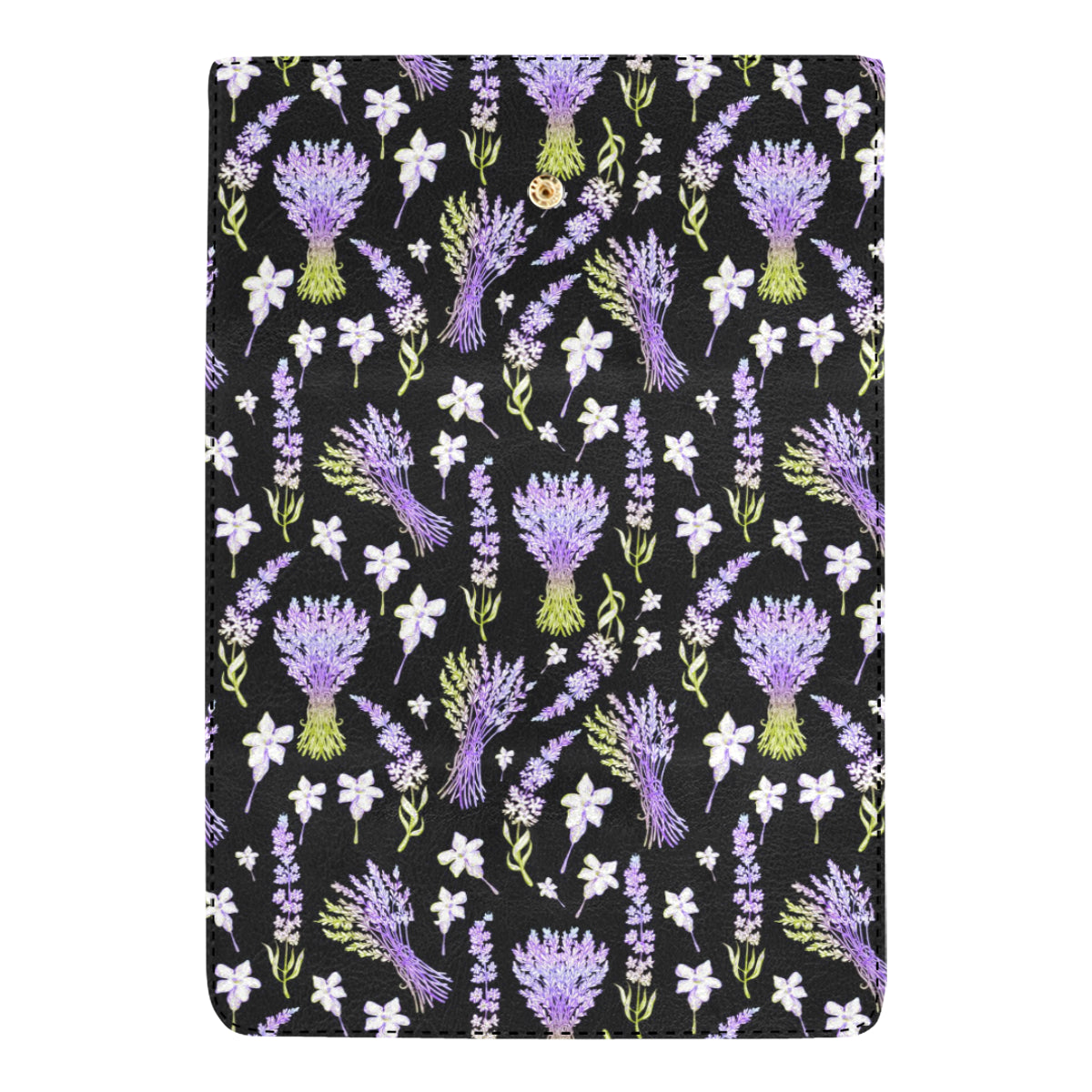 Lavender Pattern Print Design LV04 Women's Trifold Wallet