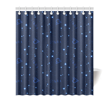 Libra Pattern Print Design 04 Shower Curtain