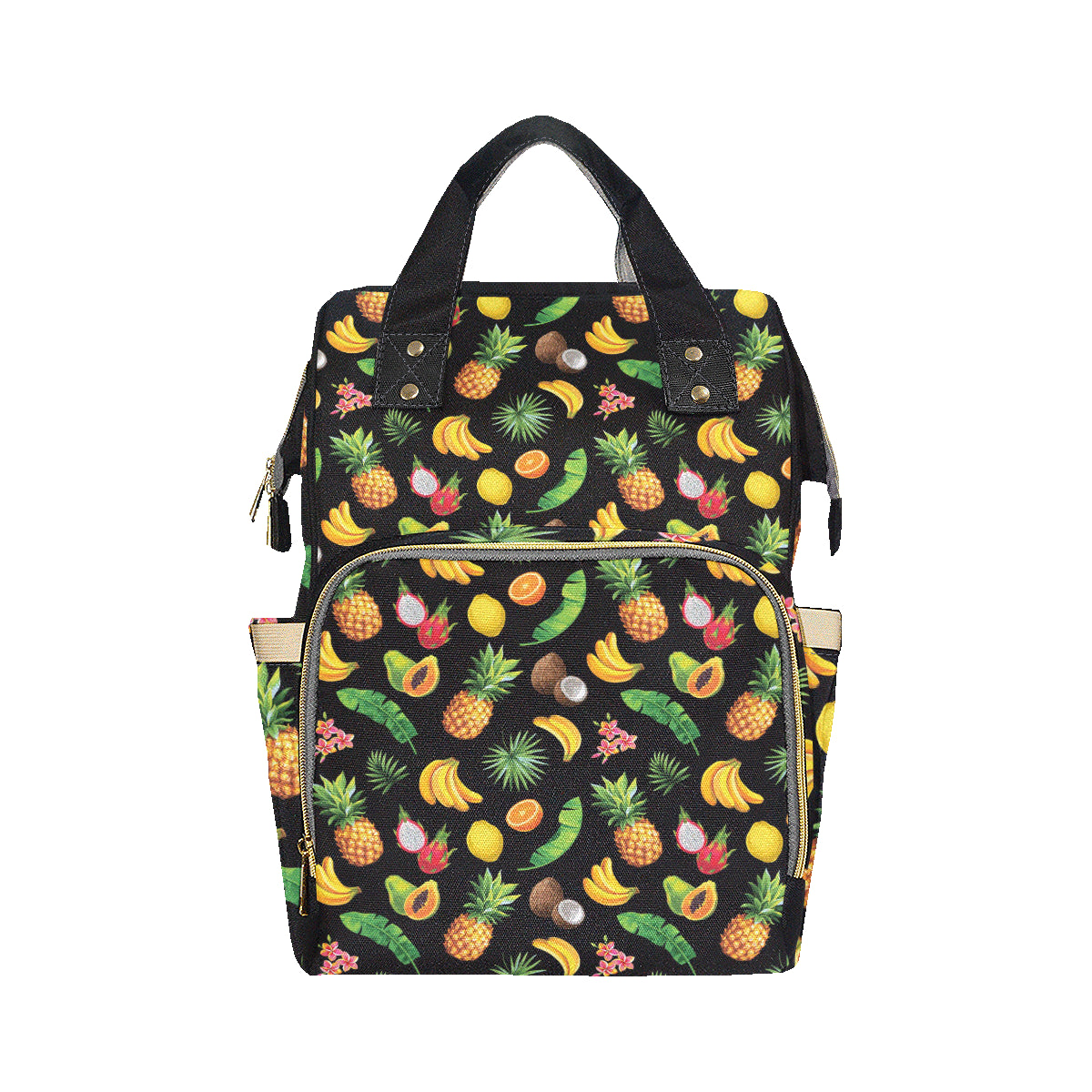 Tropical Fruits Pattern Print Design TF03 Diaper Bag Backpack