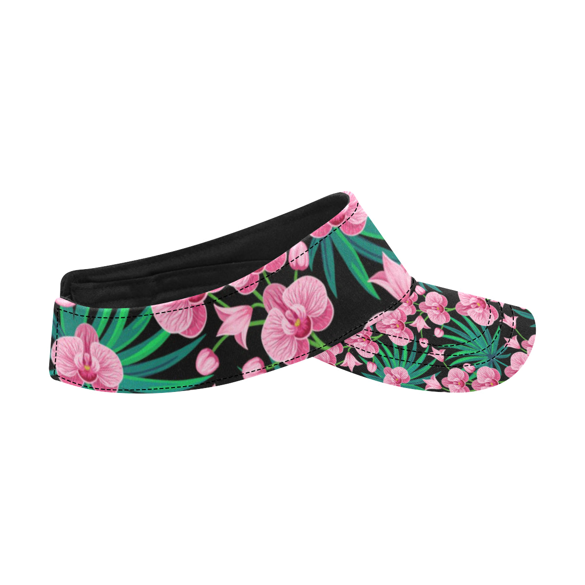 Orchid Pink Pattern Print Design OR06 Unisex Sun Visor