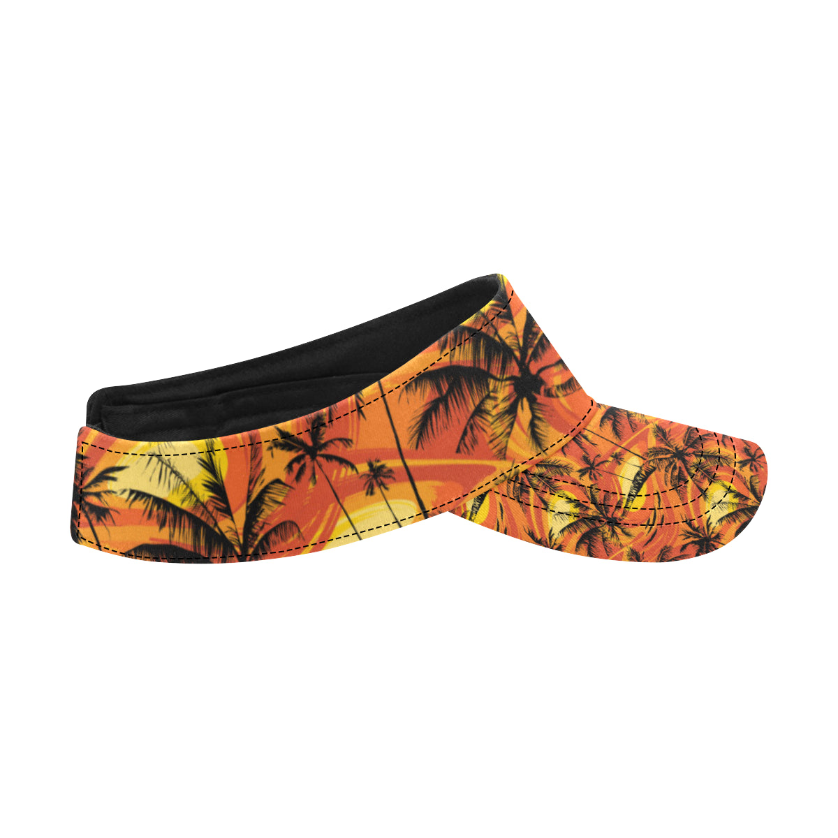 Palm Tree Pattern Print Design A02 Unisex Sun Visor