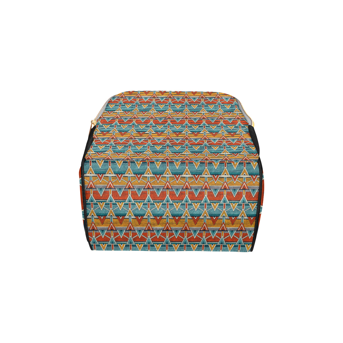 Kente Print African Design Themed Diaper Bag Backpack