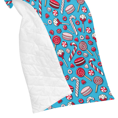 Candy Pattern Print Design 05 Premium Quilt