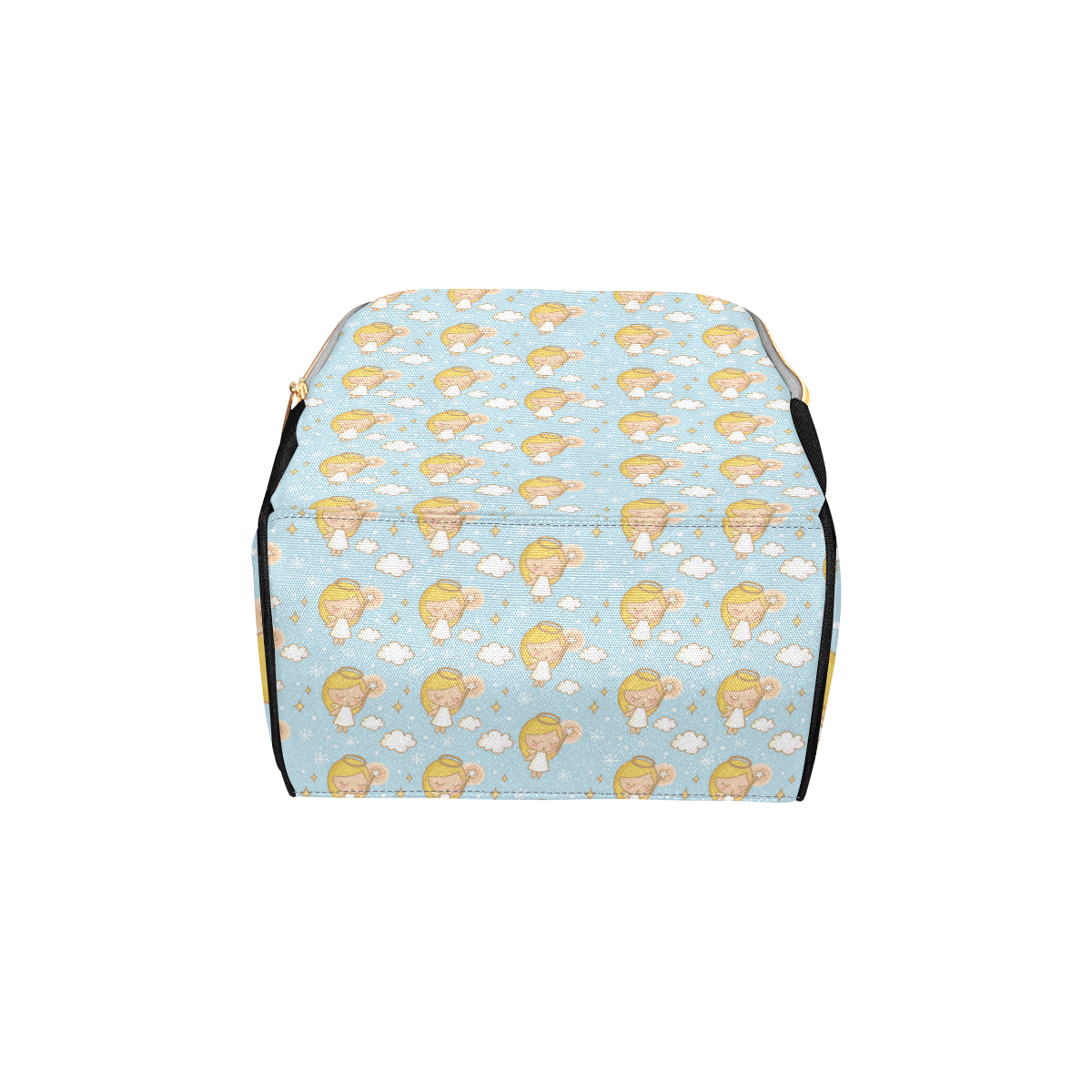 Angel Pattern Print Design 05 Diaper Bag Backpack