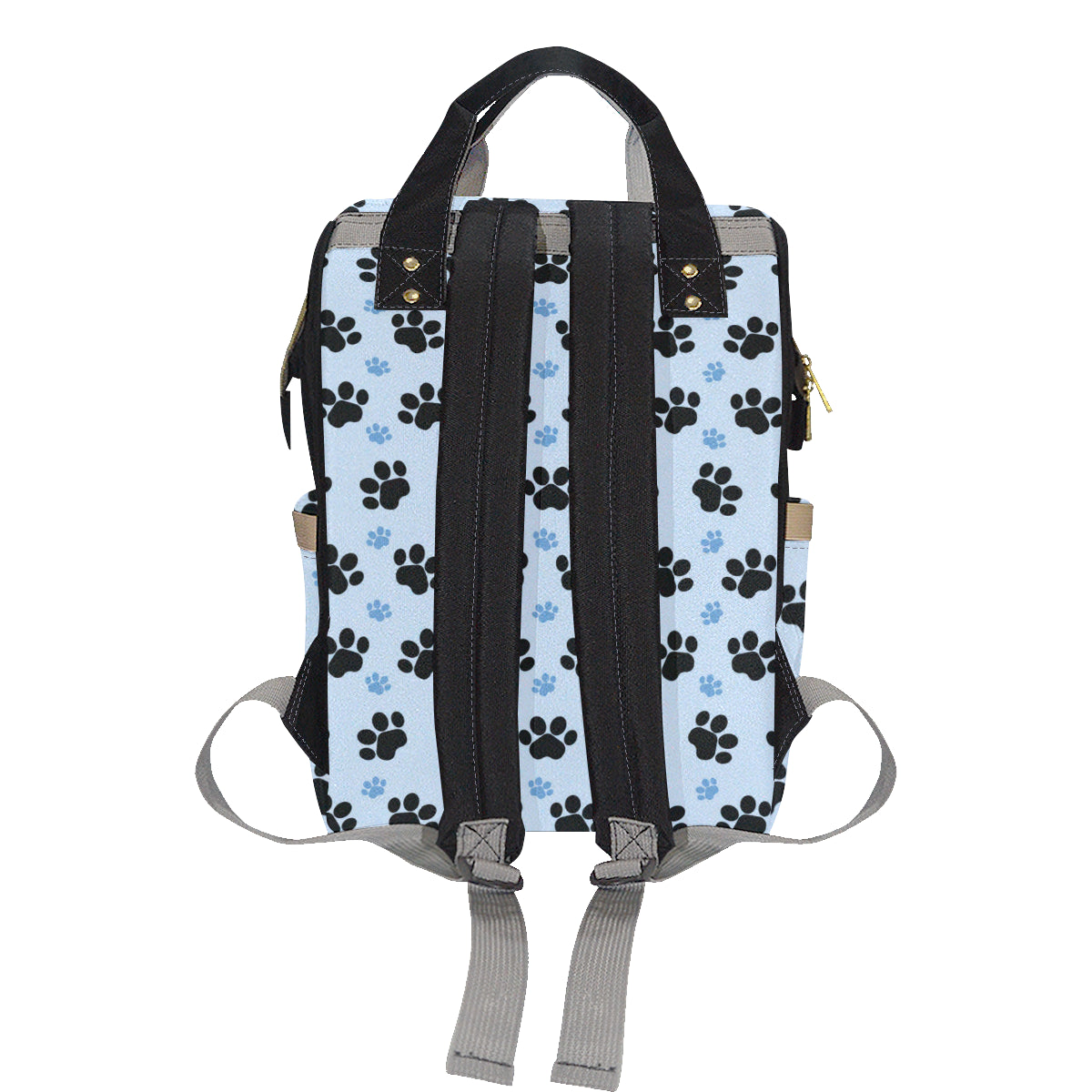 Paw Pattern Print Design A04 Diaper Bag Backpack