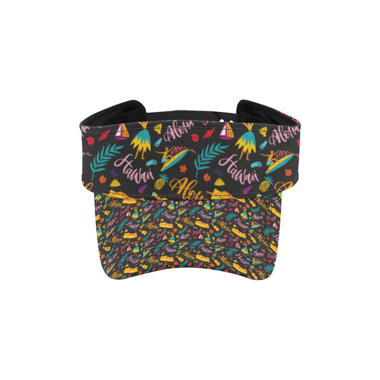 Aloha Hawaii Summer Design Themed Print Unisex Sun Visor