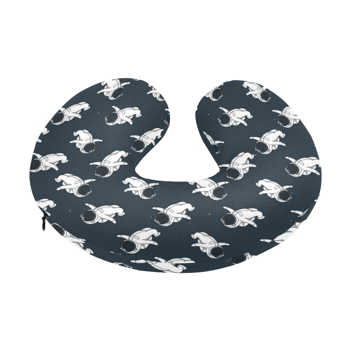 Astronaut Pattern Print Design 02 U-Shaped Travel Neck Pillow