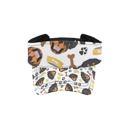 Rottweiler Pattern Print Design A04 Unisex Sun Visor