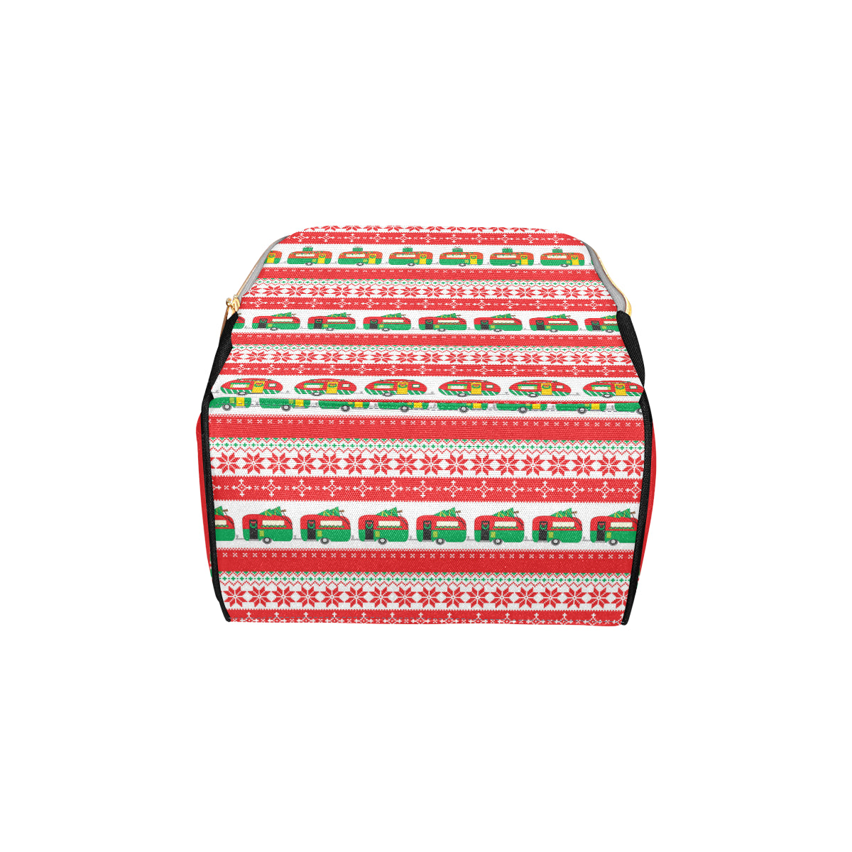 Camper Camping Ugly Christmas Design Print Diaper Bag Backpack