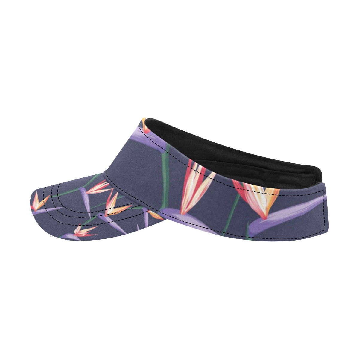 Bird Of Paradise Pattern Print Design BOP015 Unisex Sun Visor