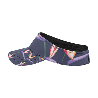 Bird Of Paradise Pattern Print Design BOP015 Unisex Sun Visor