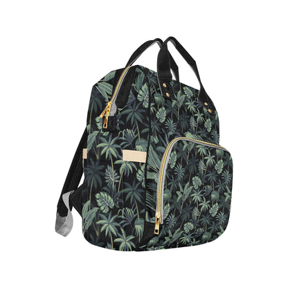 Rainforest Pattern Print Design RF02 Diaper Bag Backpack
