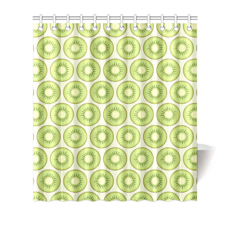 Kiwi Pattern Print Design KW02 Shower Curtain