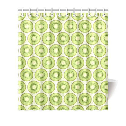 Kiwi Pattern Print Design KW02 Shower Curtain