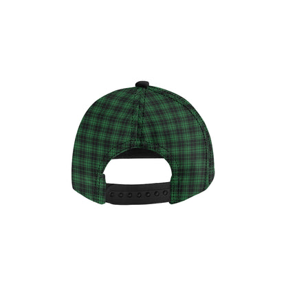 Green Tartan Plaid Pattern Snapback Cap