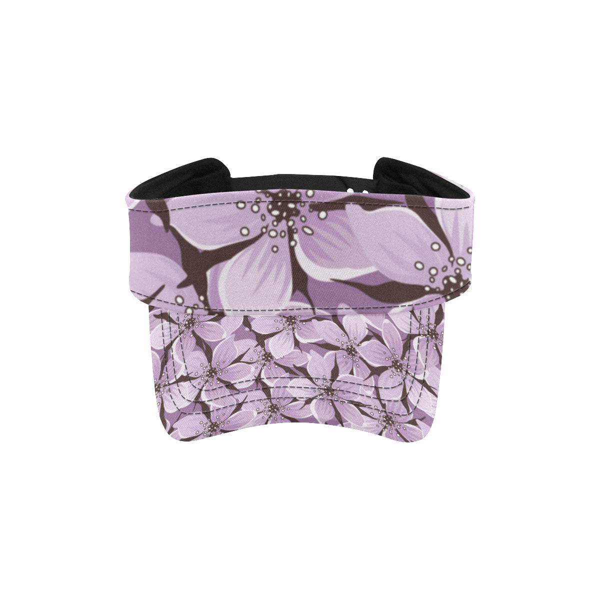Lilac Pattern Print Design 01 Unisex Sun Visor