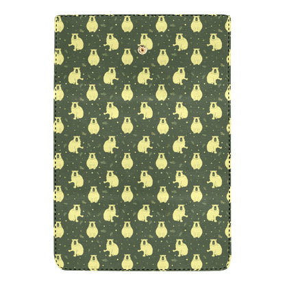 Capybara Pattern Print Design 03 Women's Trifold Wallet