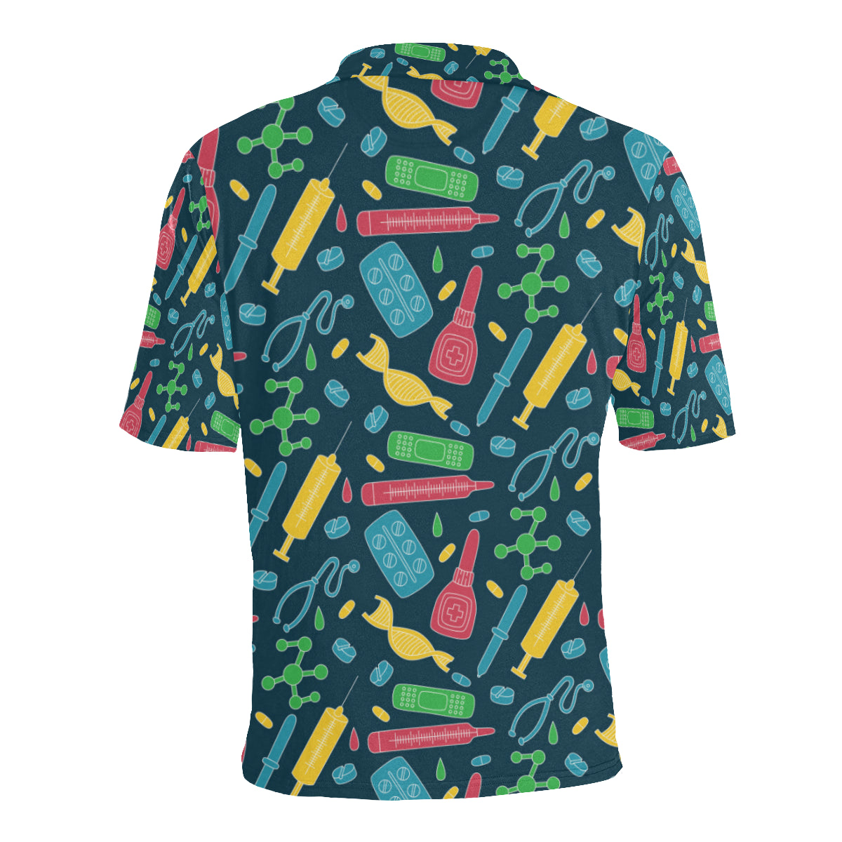 Phlebotomist Pattern Print Design A03 Men Polo Shirt