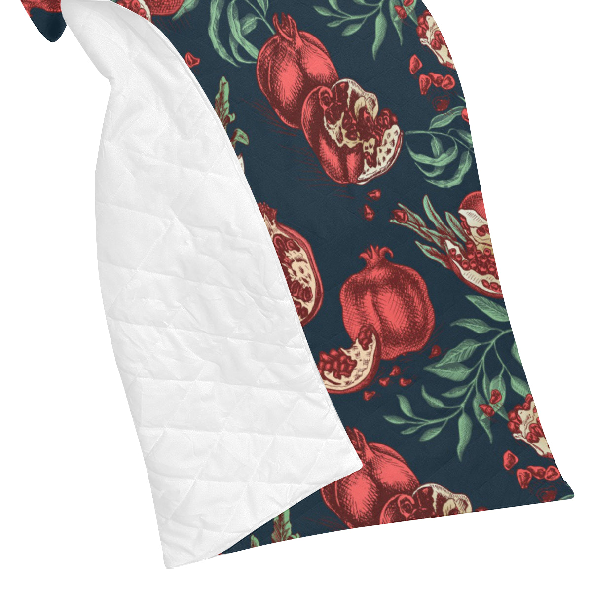 Pomegranate Pattern Print Design PG04 Premium Quilt