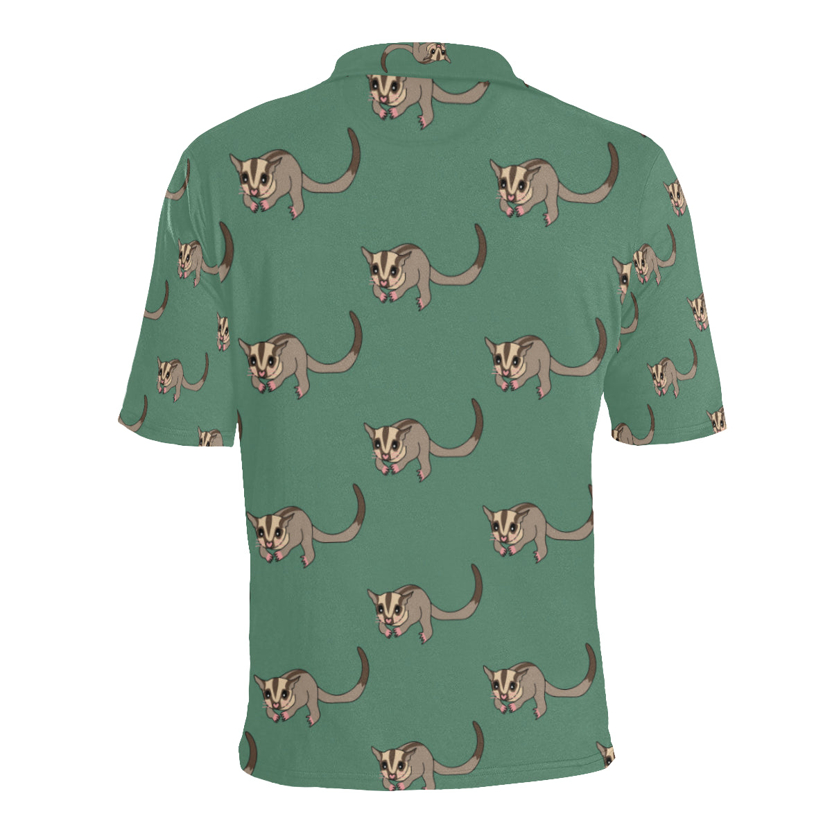 Sugar Glider Pattern Print Design 01 Men Polo Shirt