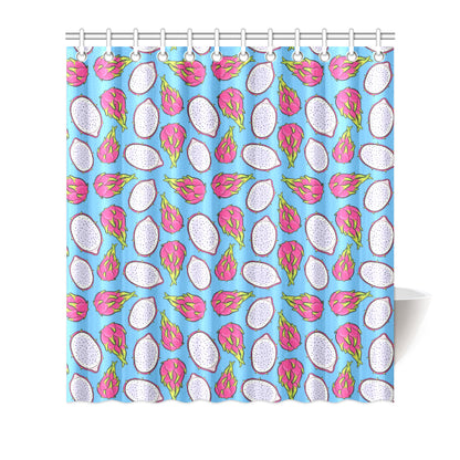Dragonfruit Pattern Print Design DF04 Shower Curtain