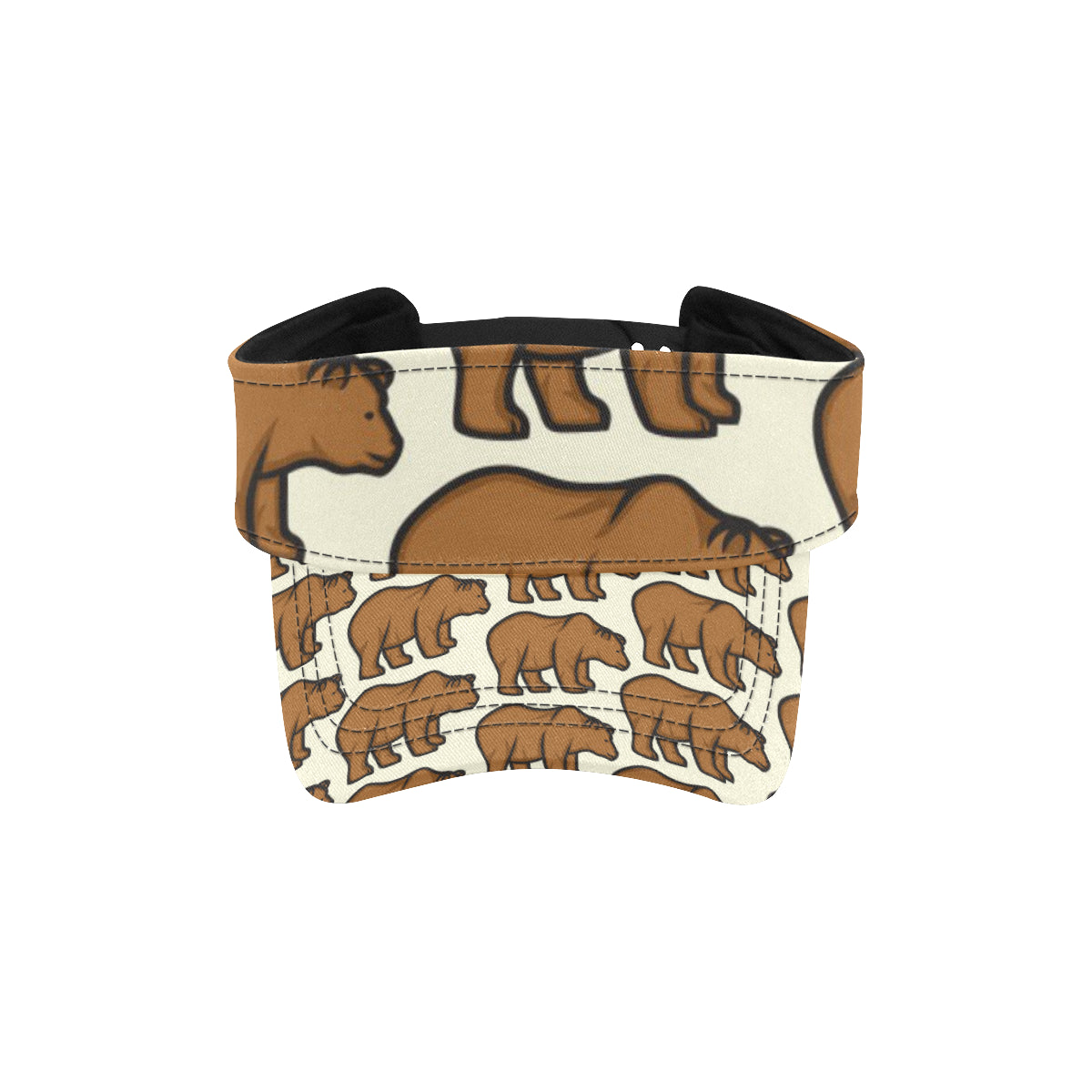 Bear Pattern Print Design BE05 Unisex Sun Visor