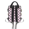 Black Cat Pattern Print Design 01 Diaper Bag Backpack