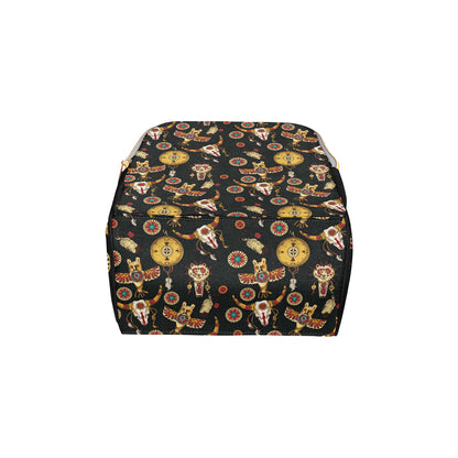 Native American Symbol Pattern Diaper Bag Backpack