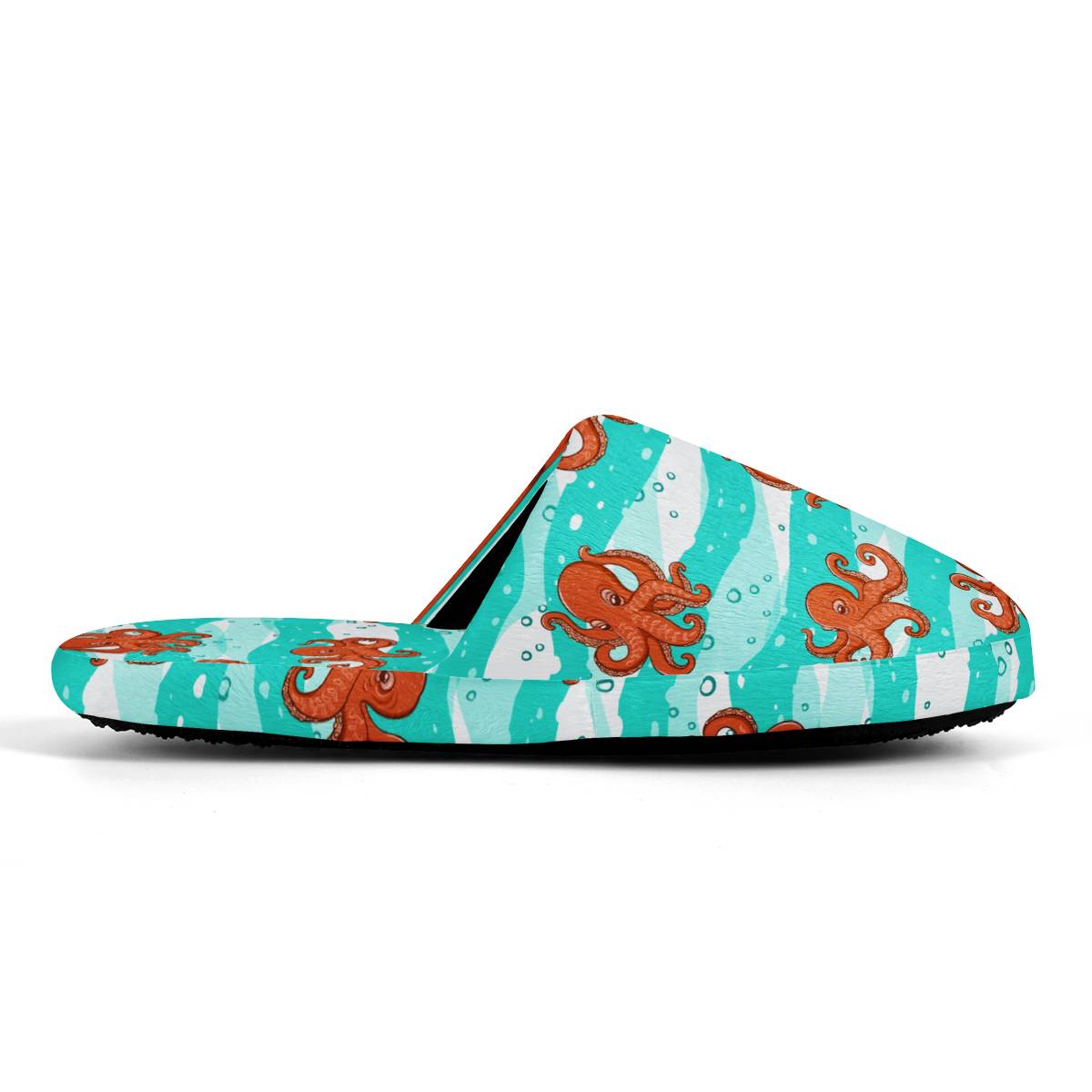 Octopus Cute Design Print Themed House Slippers