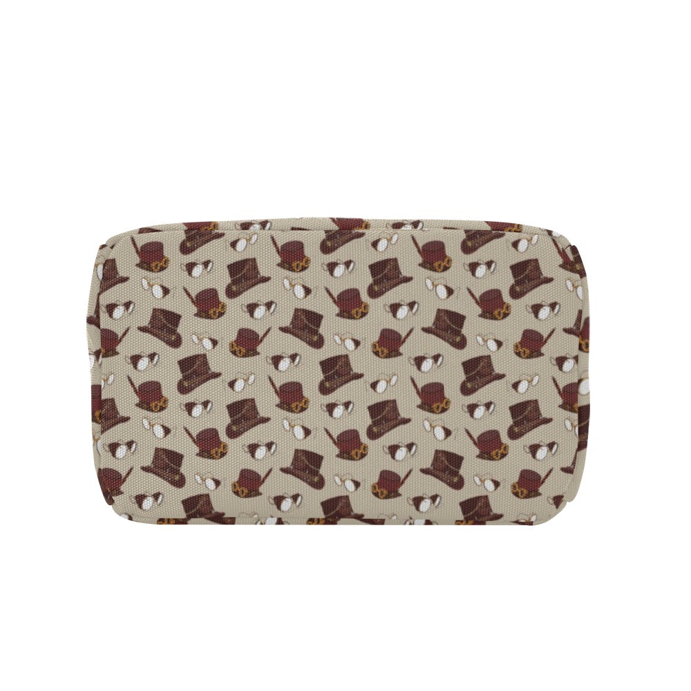 Steampunk Hat Print Design LKS301 Insulated Lunch Bag