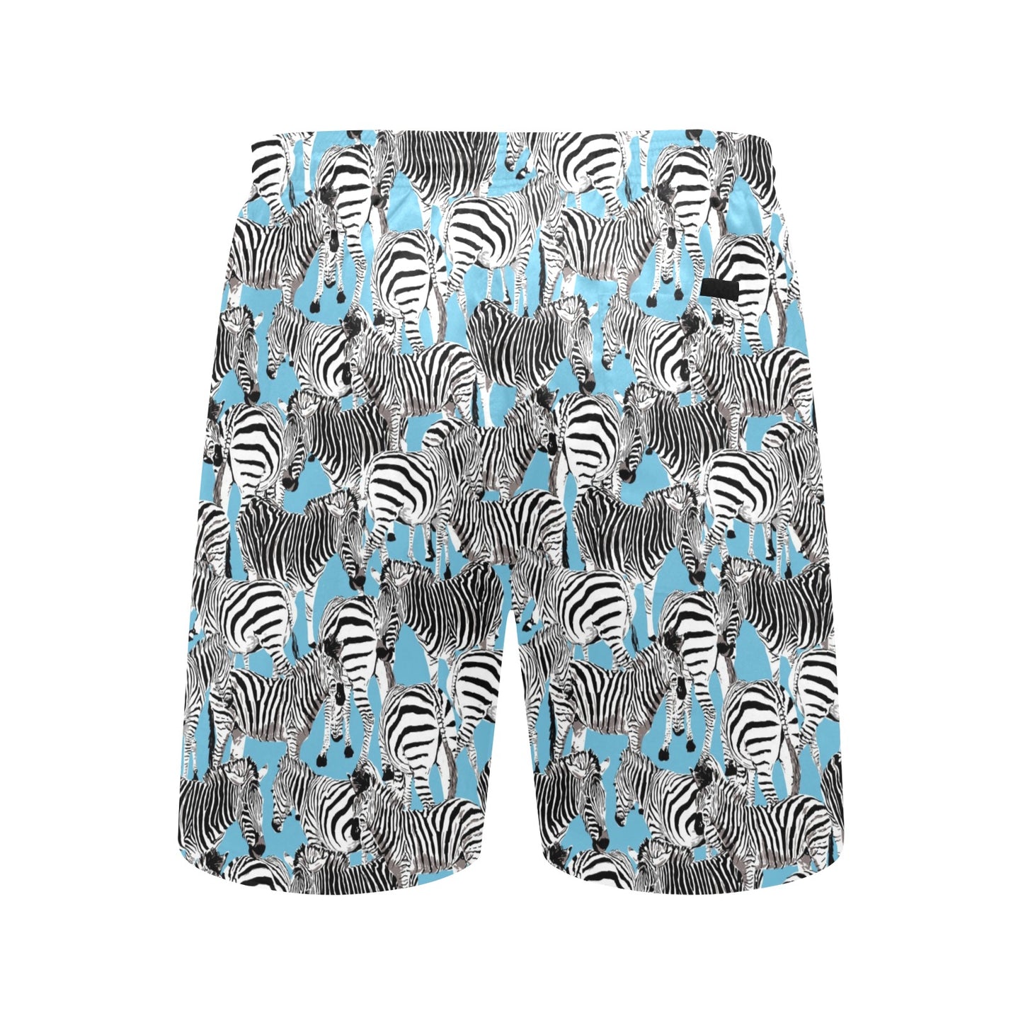 Zebra Print Design LKS305 Men's Swim Trunks Beach Shorts