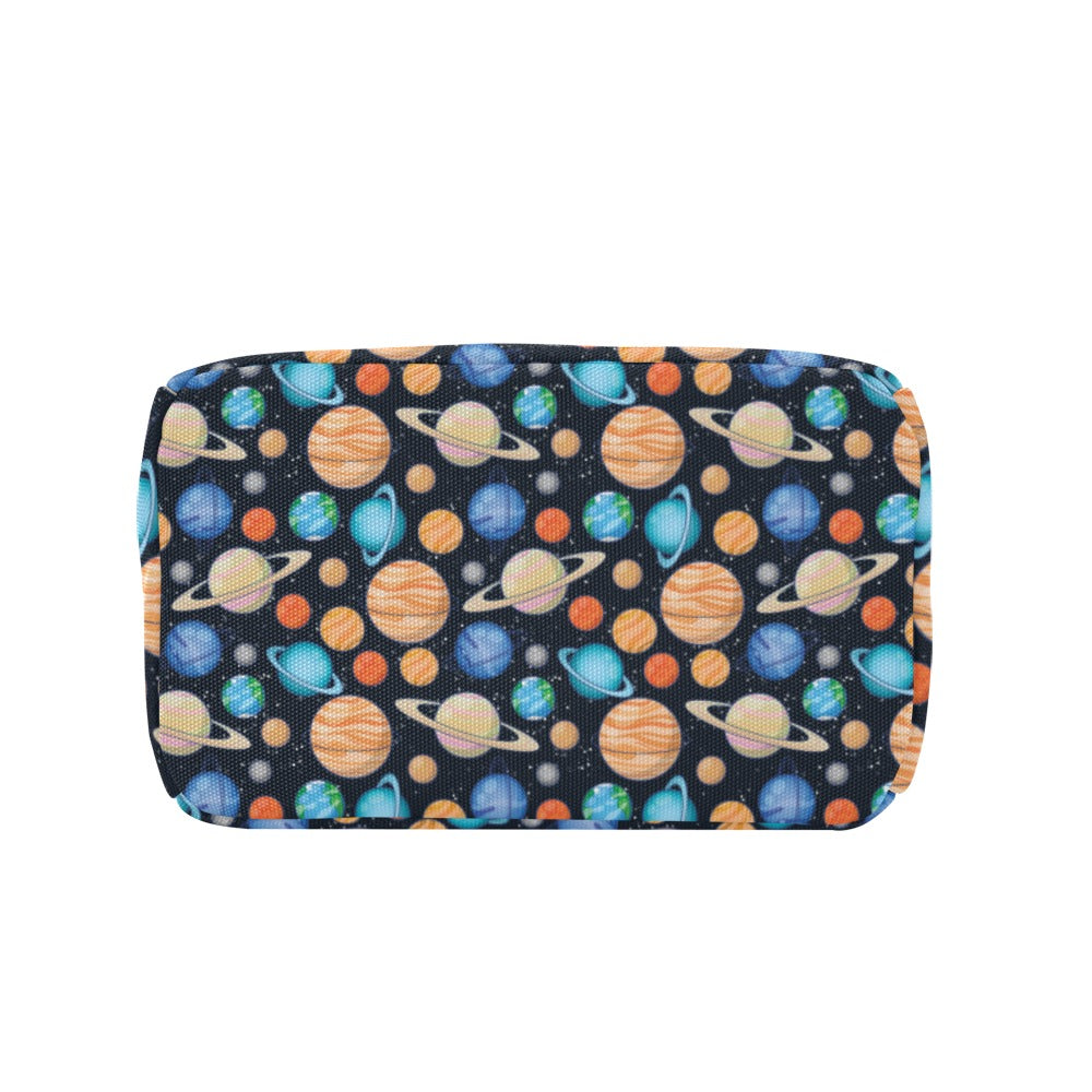 Planet Colorful Print Design LKS301 Insulated Lunch Bag
