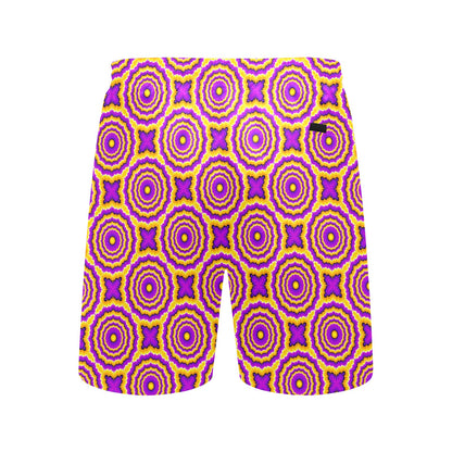 Optical illusion Expansion Men's Swim Trunks Beach Shorts