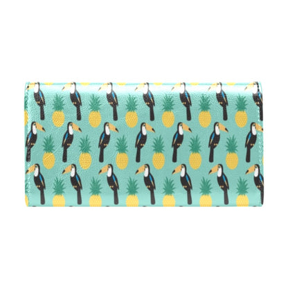 Toucan Print Design LKS301 Women's Trifold Wallet