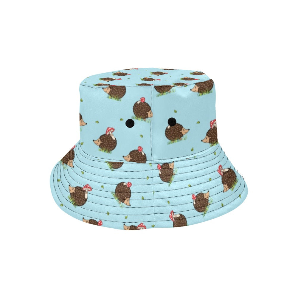 Hedgehog Print Design LKS402 Unisex Bucket Hat