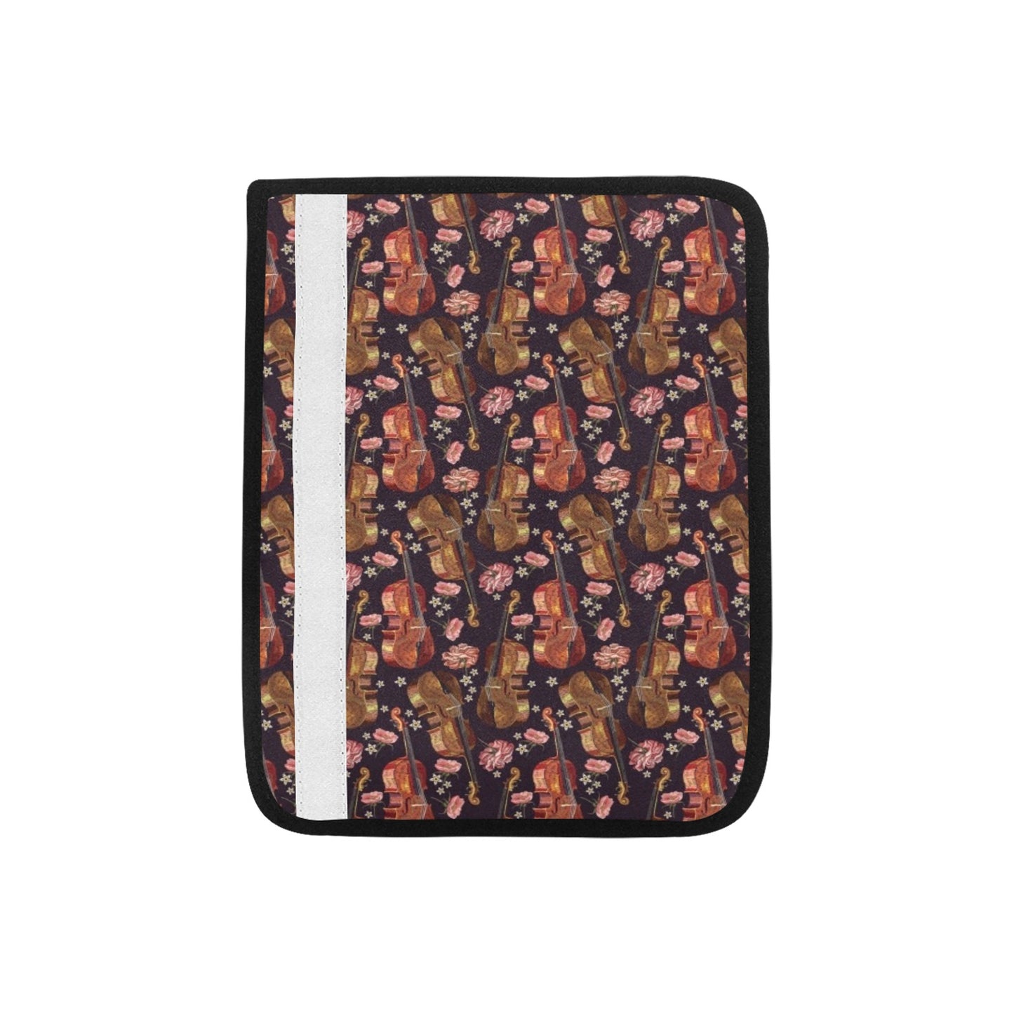 Violin Print Design LKS402 Car Seat Belt Cover