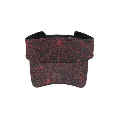 Spider Web Red Print Design LKS302 Unisex Sun Visor