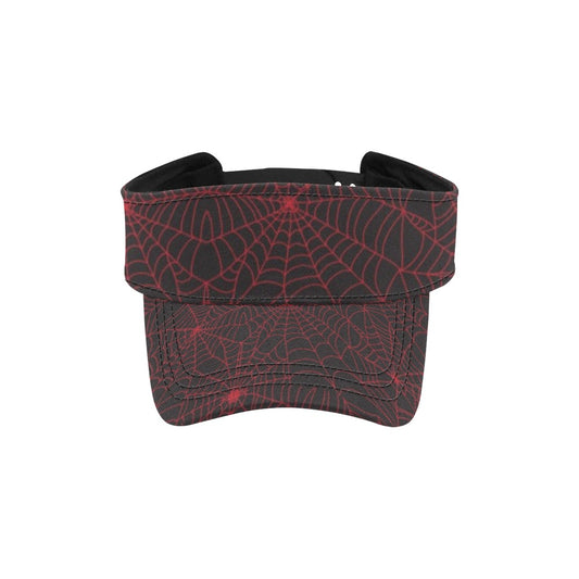 Spider Web Red Print Design LKS302 Unisex Sun Visor