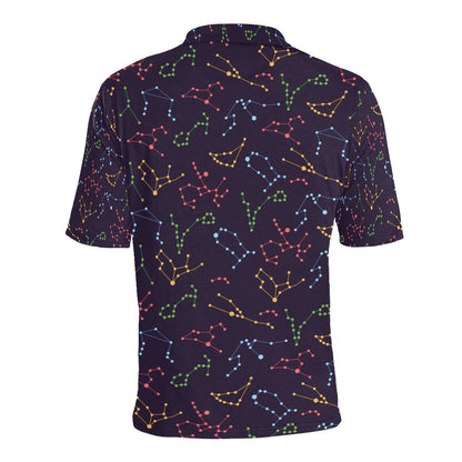 Zodiac Print Design LKS301 Men Polo Shirt
