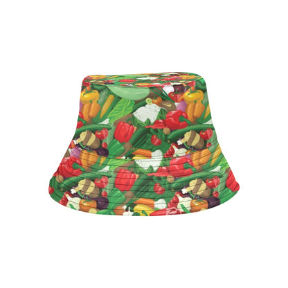Salad Mix Vegetableprint Design LKS301 Unisex Bucket Hat