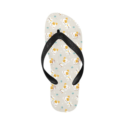 Russell Terriers Print Design LKS306 Flip Flops