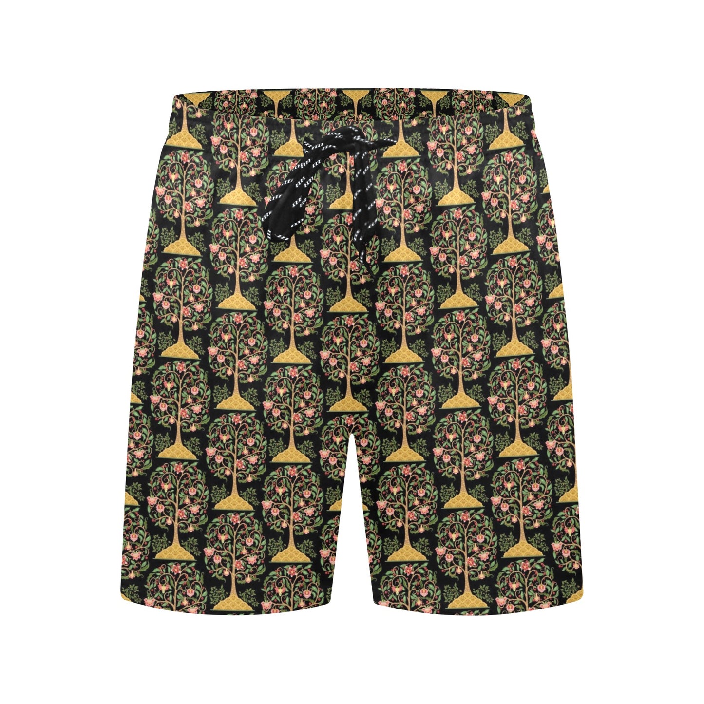 Tree Of Life Print Design LKS303 Men's Swim Trunks Beach Shorts