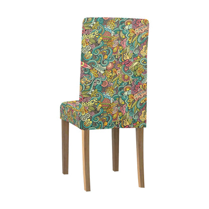 Hippie Print Design LKS302 Dining Chair Slipcover