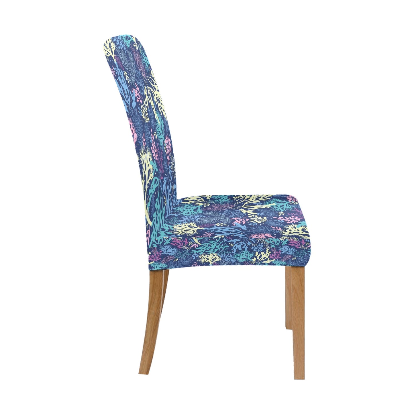 Seaweed Print Design LKS301 Dining Chair Slipcover