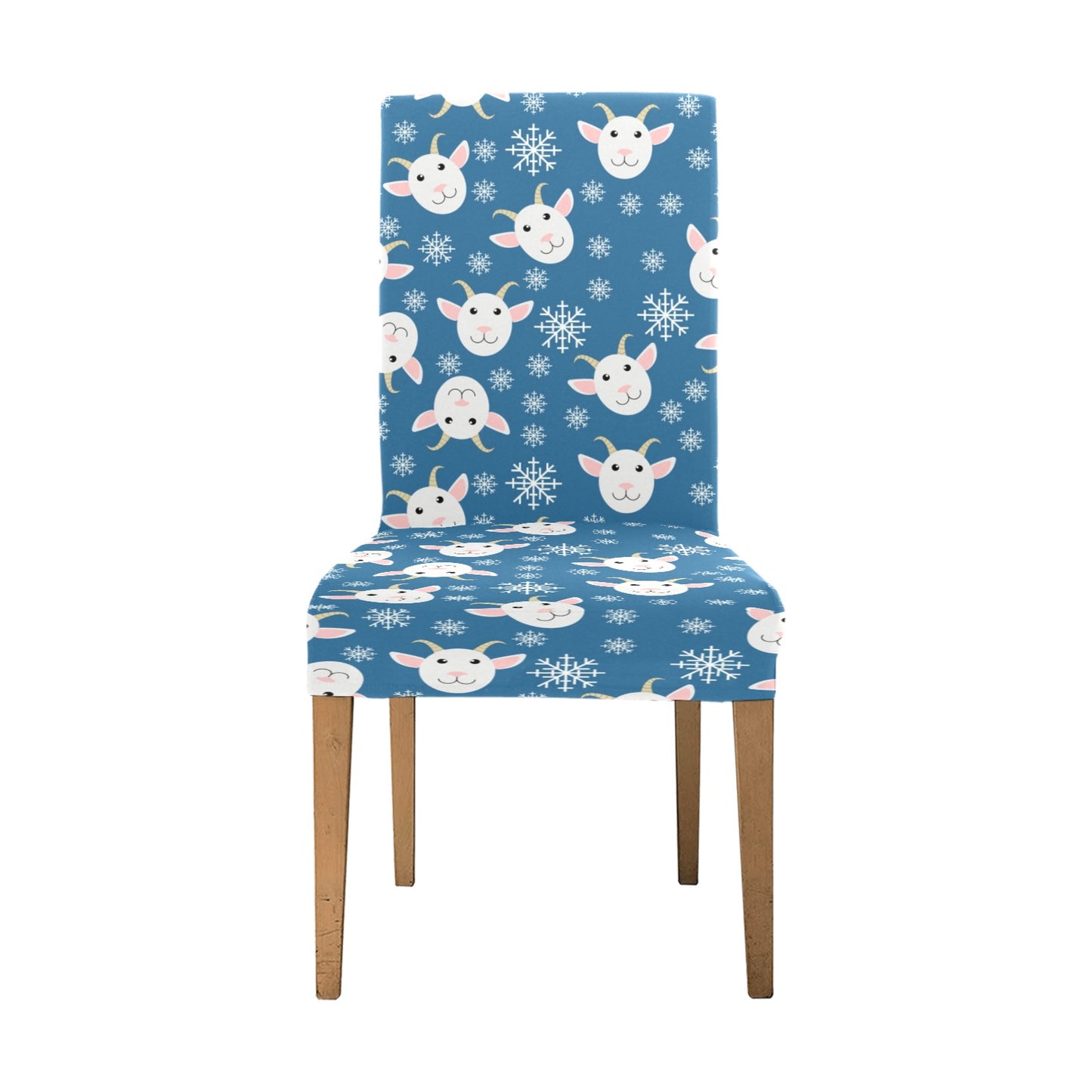 Goat Print Design LKS402 Dining Chair Slipcover