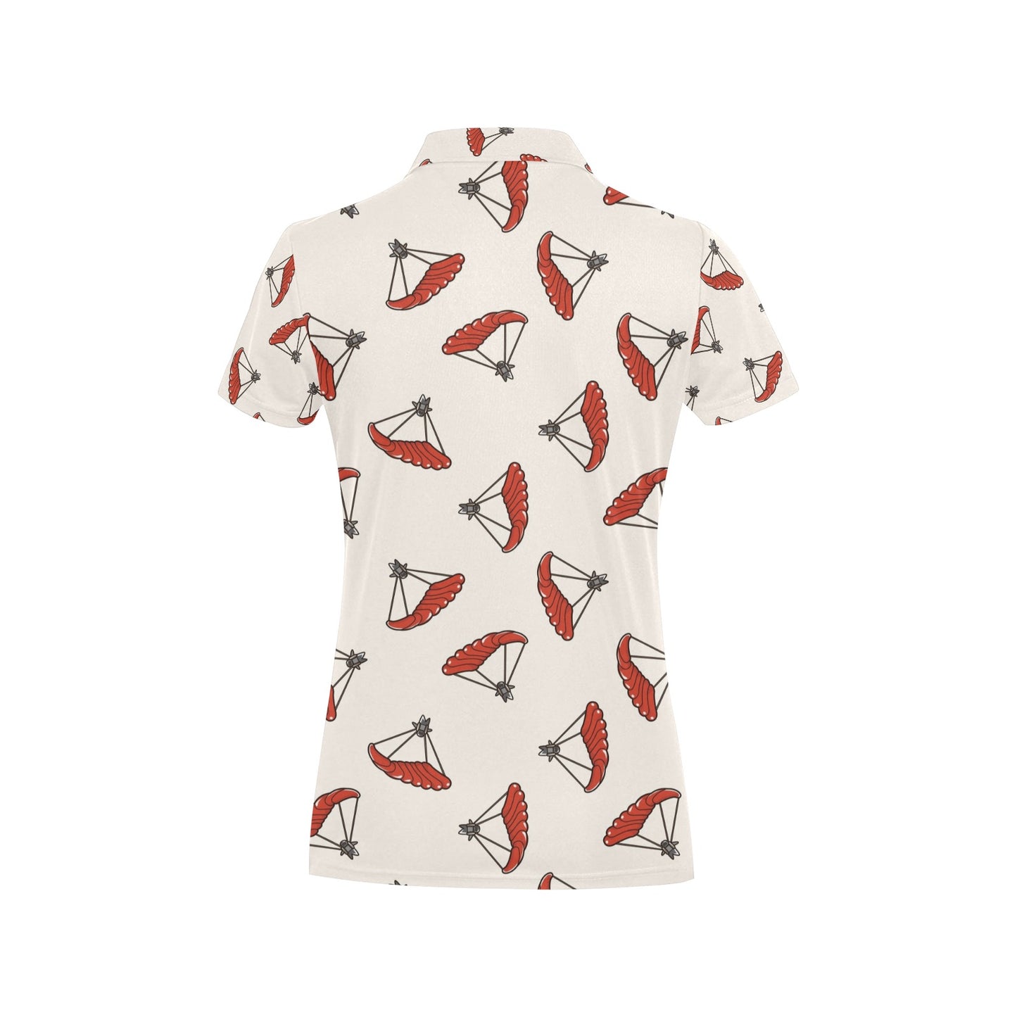 Skydiver Print Design LKS302 Women's Polo Shirt