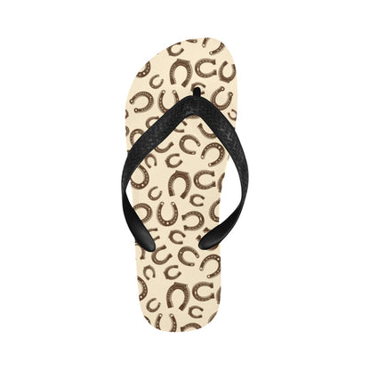 Horseshoe Print Design LKS302 Flip Flops